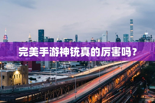 完美手游神铳真的厉害吗？