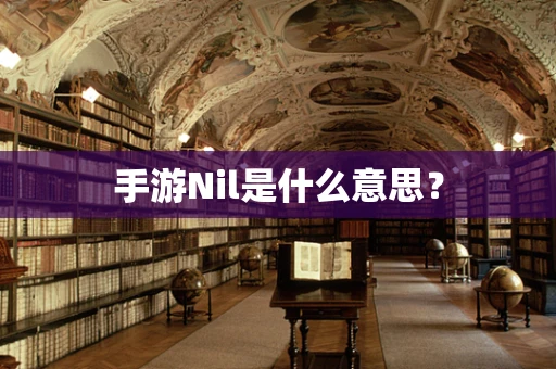 手游Nil是什么意思？