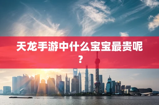 天龙手游中什么宝宝最贵呢？