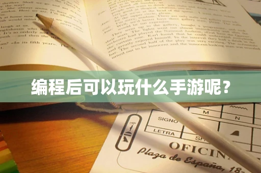 编程后可以玩什么手游呢？