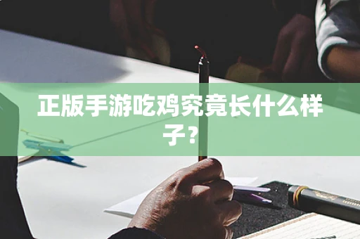 正版手游吃鸡究竟长什么样子？