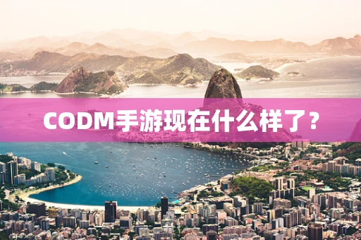 CODM手游现在什么样了？
