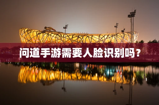 问道手游需要人脸识别吗？