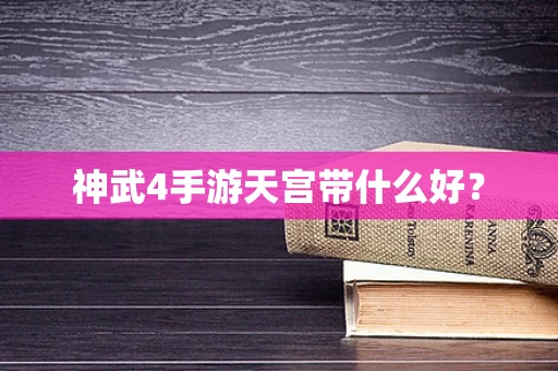 神武4手游天宫带什么好？