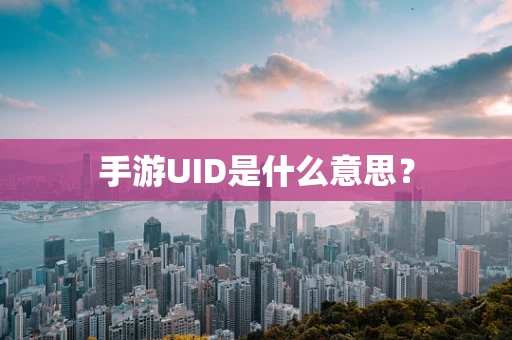 手游UID是什么意思？