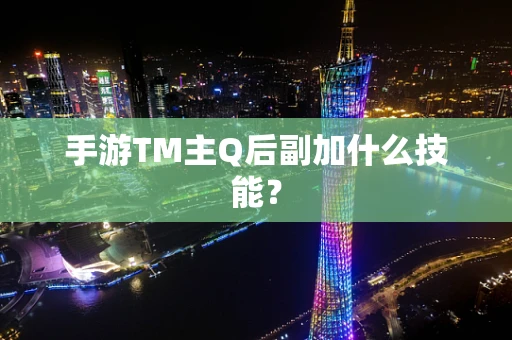 手游TM主Q后副加什么技能？