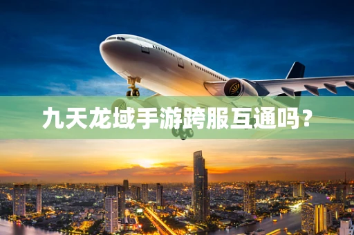 九天龙域手游跨服互通吗？