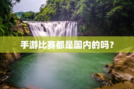 手游比赛都是国内的吗？