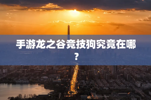 手游龙之谷竞技狗究竟在哪？