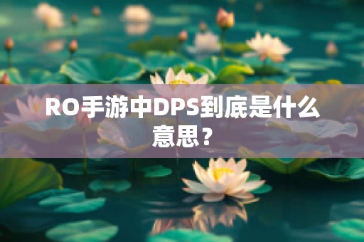 RO手游中DPS到底是什么意思？