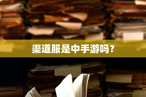 渠道服是中手游吗？