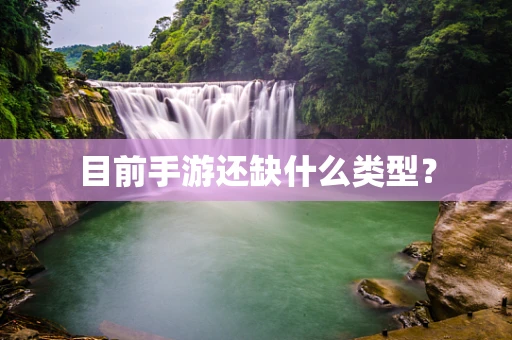 目前手游还缺什么类型？