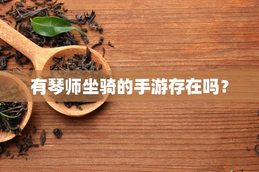 有琴师坐骑的手游存在吗？
