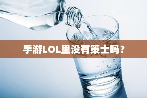 手游LOL里没有策士吗？